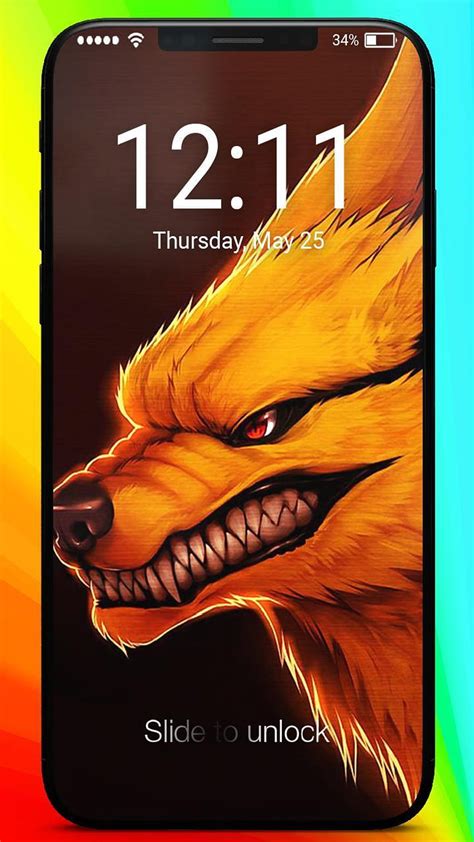 Nine Tailed Fox Art Smart Lock Screen For Android 9 Tailed Fox Hd