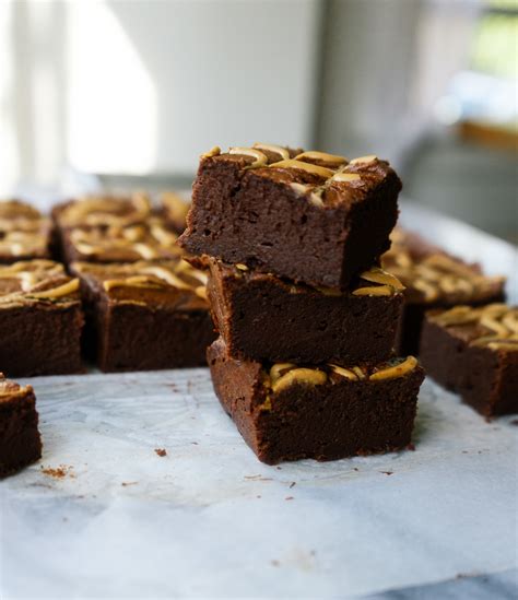 flourless peanut butter brownies — mad about food
