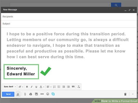 One can use friendly language but have to maintain the limit and the decency. Email Format / Press Send With Confidence: The Only Email ...