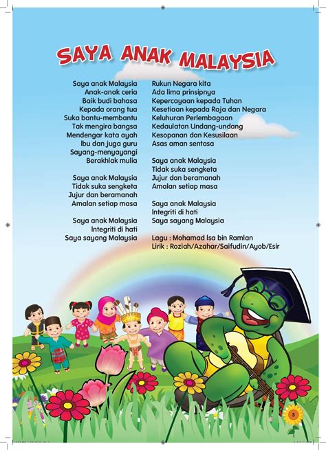 Lirik Saya Anak Malaysia Lirik Lagu Patriotik Saya Anak Malaysia Dr