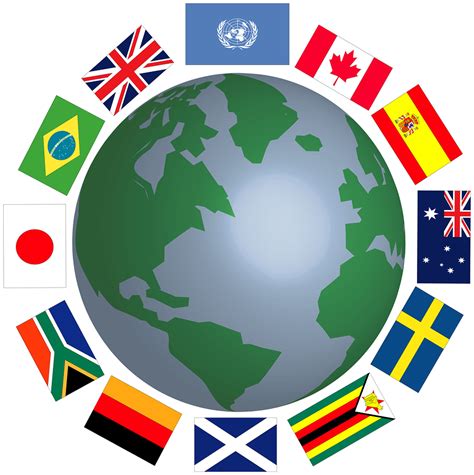 Flags Around The World Clipart Clip Art Library