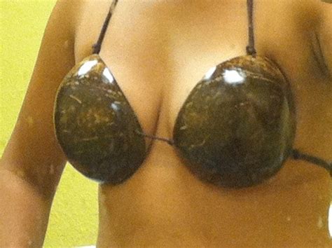 Demi Cut Coconut Bra Size D By Hulamelani On Etsy