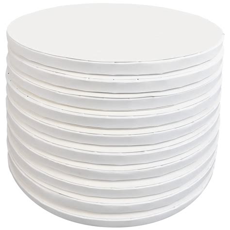 Buy 10 Pack 10 Inch Round Cake Boards Cake Drumswhite Thick