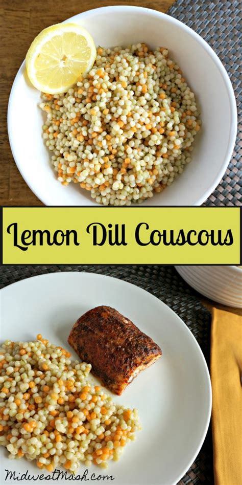 We just brought it to some friends who just had a baby. Lemon Dill Couscous