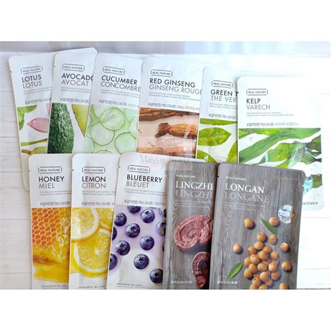Jual The Face Shop Real Nature Mask 1sheet Shopee Indonesia
