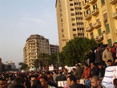 Protesters At Al Tahrir Square Protesters At Al Tahrir Squ Flickr