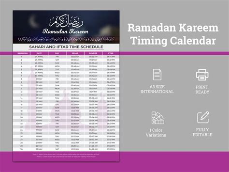 Ramadan Kareem Timing 2021 Calendar Iftar And Sheriiftar And Sheri