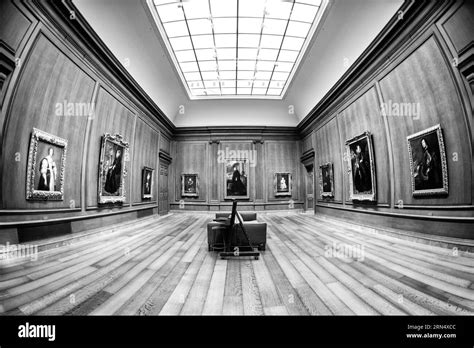 Washington Dc Usa One Of Many Rooms Displaying Paintings At The