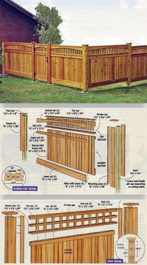 Building A Cedar Fence Fence Planning Fence Landscaping Fence Design