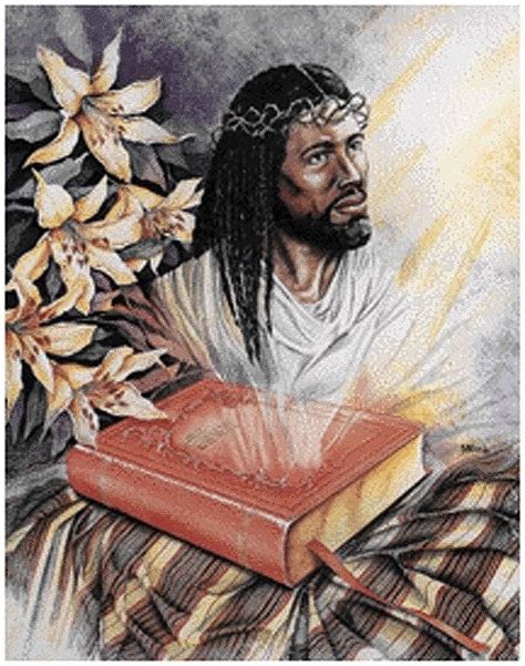 Painting Depicting Jesus As A Black Man Its Clearly A Contemporary