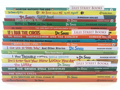 dr seuss complete collection set a 59 title brand new dr seuss book set with a trinket box of