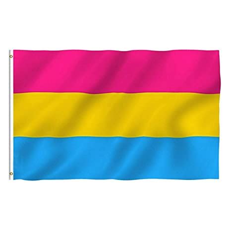 Pansexual Pride Flag Wetterfeste Pansexuelle Flagge Regenbogen Farben