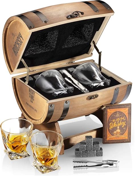 Whiskey Stones T Set For Men In Whiskey Barrel T Box 8 Whiskey