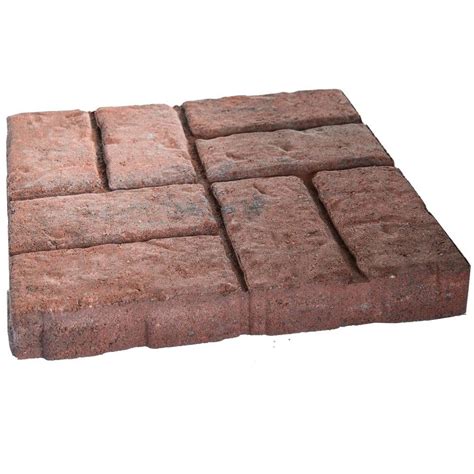 Valestone Hardscapes Weathered Brick 16 In X 16 In Patio Stone