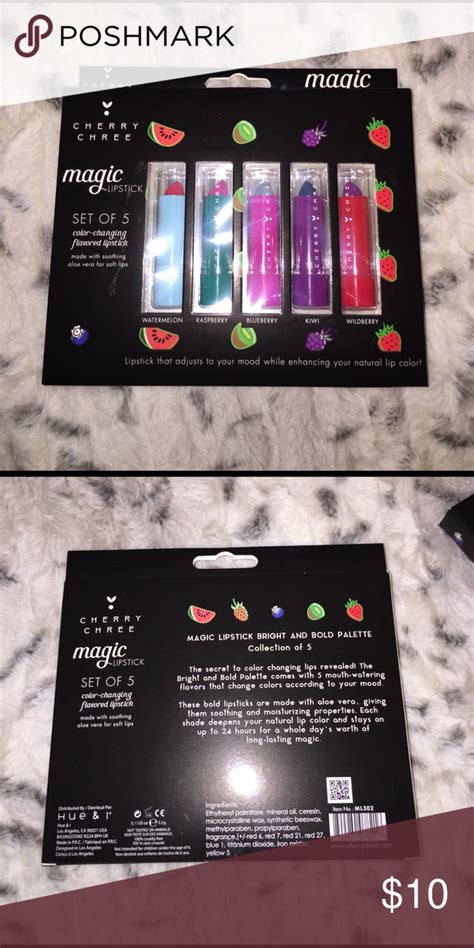 Set Of 5 Magic Lipsticks Magic Lipstick Natural Lip Colors Lipstick