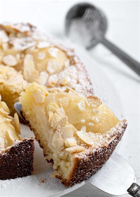 A Lovely Easy And Delicious Pear Cake Flavoured With Ground And Flaked