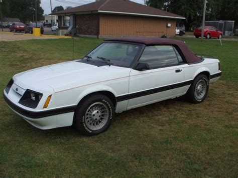 1986 Mustang Fox Body Convertible Low Miles Very Sharp Selling At No