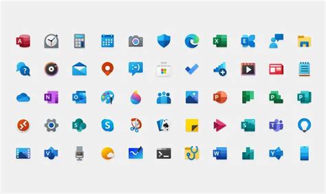 Windows 10 Gets A New Set Of Icons Under Fluent Design System The
