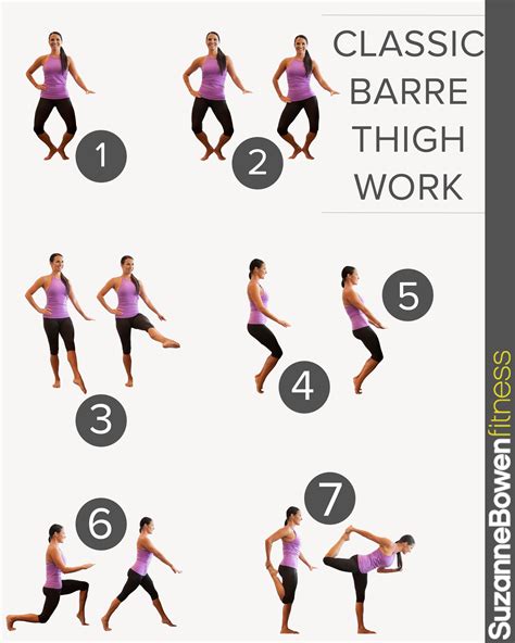 Classic Barre Thigh Work Sbf Barre Thighs Barre Workout Ballerina