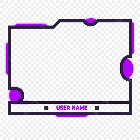 Gamers Clipart Hd Png Purple Gaming Facecam Overlay For Gamers Frame
