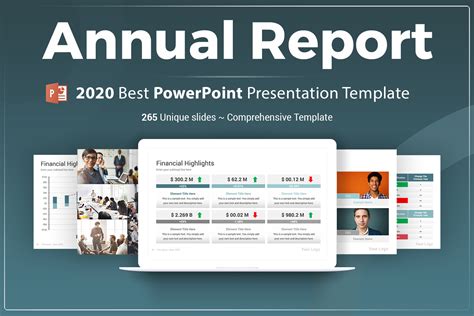 Annual Report Powerpoint Template Buy For 15 Id 104619