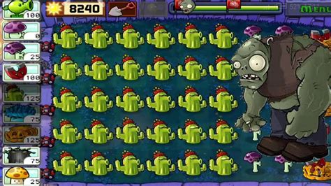 Plants Vs Zombies Cactus Shrooms Magnets Vs All Zombies In Min High Quality Night