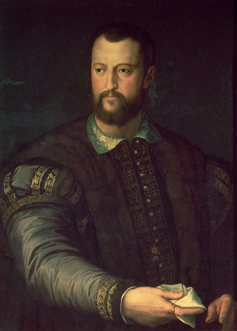 Portrait Of Cosimo I De Medici 1519 74 1559 Oil On Canvas Photograph By