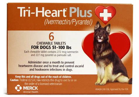 Sort by… terms of return. Tri-Heart Plus For Dogs 51-100lbs 12 Month Supply
