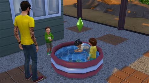 Sims 4 Ccs The Best Functional Toddler Pool By Necrodogmtsands4s