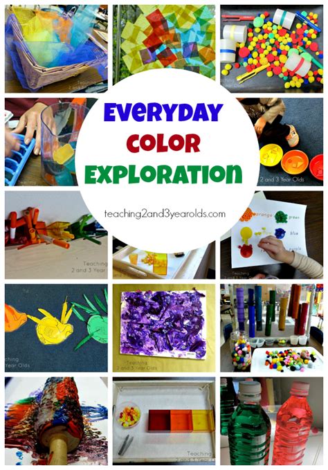 Preschool Color Activities Teaching 2 And 3 Year Olds