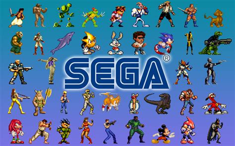 Sega Genesis All Stars Retro Video Gaming Wallpaper 21574132 Fanpop