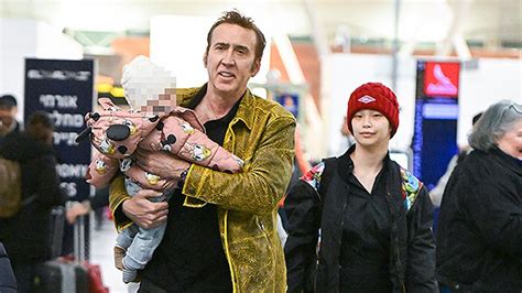 Nicolas Cage Daughter August And Wife Riko In First Photos Hollywood Life