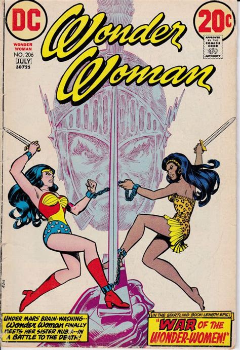 wonder woman 1942 1986 1st series dc 206 june 1973 issue dc comics grade vg fine