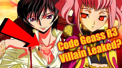 New Code Geass R3 Season 3 Leaked Code Geass R3 Villain Youtube