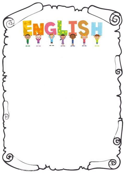 View 20 Caratulas De Ingles Faciles Para Dibujar Para Niños