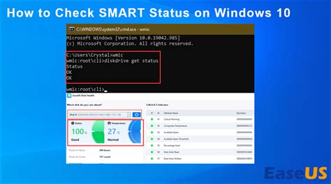 How To Check Smart Status On Windows 10 Step By Step Guide Easeus