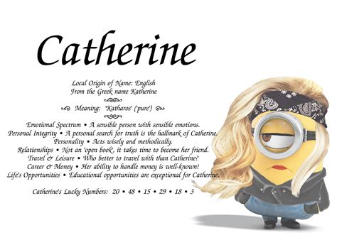 Hardworking Cathy Minions For You Personalized Name