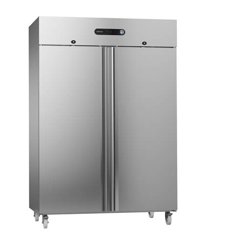 Double door upright freezers with both stainless steel interiors and exteriors are the ideal solution to storage of frozen goods in any commercial establishment. Hoshizaki Snowflake Double Door Freezer SUF-135BG-C ...