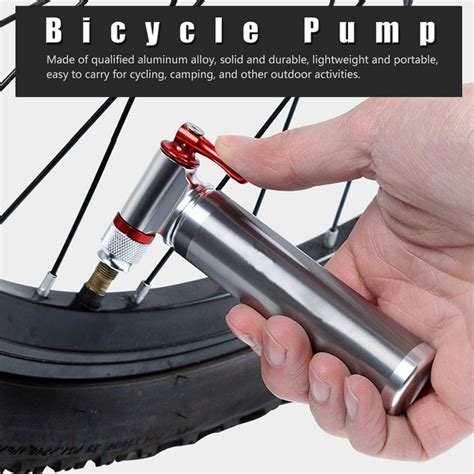 Portable Co2 Bike Tire Inflator Mountain Bicycle Tyre Pump For Presta