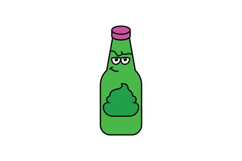 Kawaii Green Bottle Graphic By Metastudio07 · Creative Fabrica