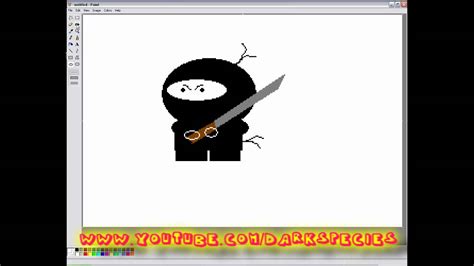 How To Draw A Simple Ninja Youtube