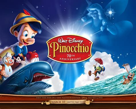 Walt Disney Wallpaper Pinocchio Personaggi Disney Wal