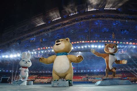 Nbc Didnt Show Sochis Nightmarish Olympic Mascots At Opening Ceremony