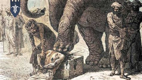 Execution By Elephant Stomping A Very Gory Medieval Punishment