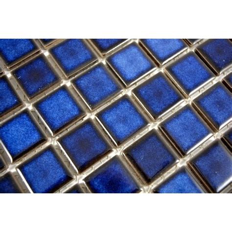 Mosaik Square Uni Cobalt Blank 326 X 300 Cm Bauhaus