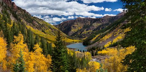 Maroon Lake Aspen Fall Colors Colorado 2 Lewis Carlyle Photography