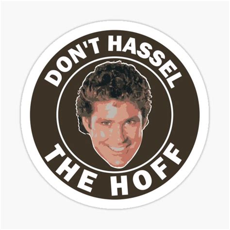 Dont Hassel The Hoff Davis Hasselhoff Knightrider 80s T Shirt Quick