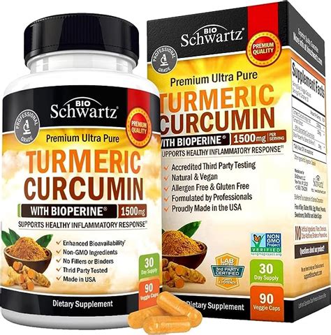 Amazon Com Turmeric Curcumin With Black Pepper Extract Mg High