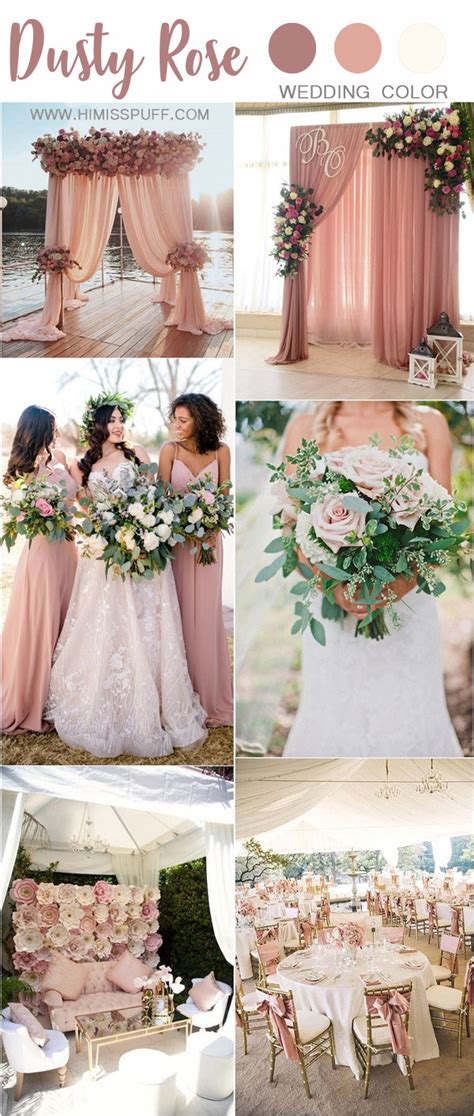 ️ 30 Trendy Dusty Rose Wedding Color Ideas Hi Miss Puff