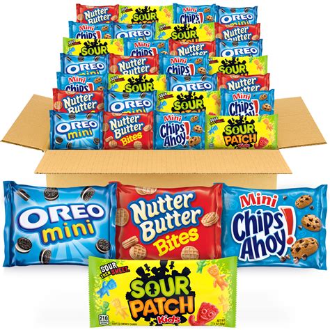 The Care Crate Snack Box Care Package 40 Piece Snack Pack Chips